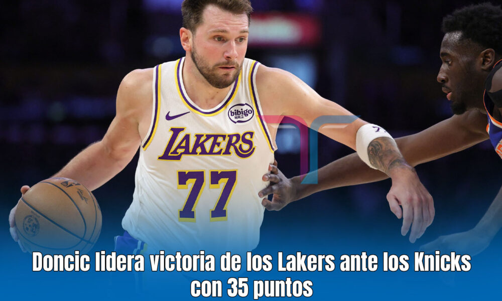 Doncic lidera victoria de los Lakers ante los Knicks con 35 puntos ...